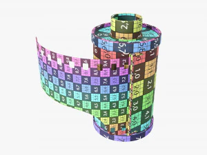 Photographic film with cassette 3D Model