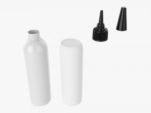 Plastic bottle mockup 01 3D Модель