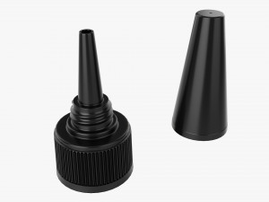 Plastic bottle mockup 01 3D Модель