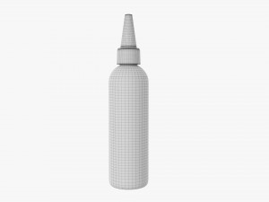 Plastic bottle mockup 01 3D Модель