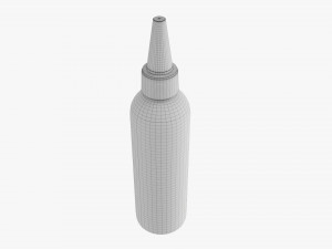 Plastic bottle mockup 01 3D Модель