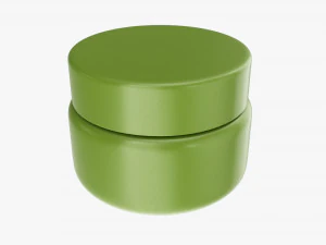 Barattolo di plastica per Mockup 01 Modello 3D