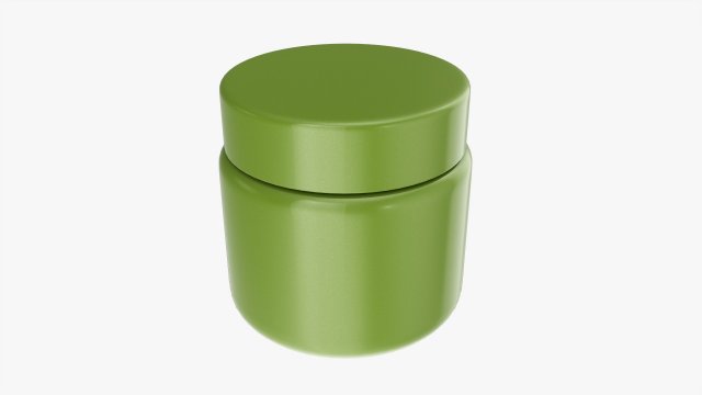 Plastic Jar for Mockup 02 3D Model .c4d .max .obj .3ds .fbx .stl .blend 