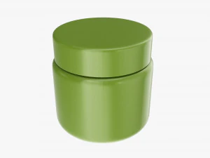 Barattolo di plastica per Mockup 02 Modello 3D