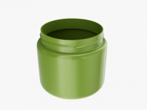 Plastic Jar for Mockup 02 3D Model