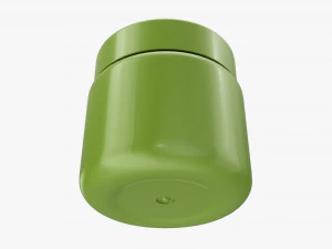 Plastic Jar for Mockup 02 3D Model