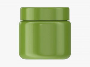 Plastic Jar for Mockup 02 3D Model