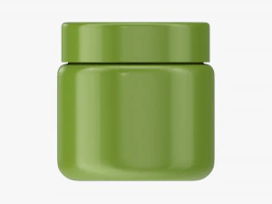 Plastic Jar for Mockup 02 3D Model