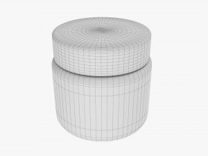 Plastic Jar for Mockup 02 3D Model