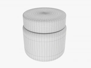 Plastic Jar for Mockup 02 3D Model