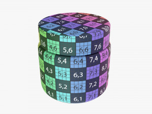 Plastic Jar for Mockup 02 3D Model