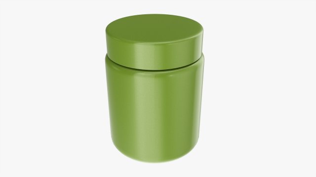Plastic Jar for Mockup 03 Modèle 3D .c4d .max .obj .3ds .fbx .stl .blend 