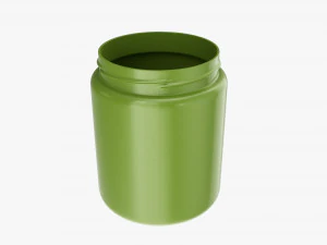 Plastic Jar for Mockup 03 3D Model