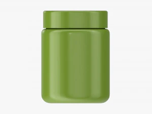 Plastic Jar for Mockup 03 3D Model