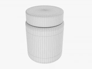 Plastic Jar for Mockup 03 3D Model