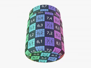 Plastic Jar for Mockup 03 3D Model