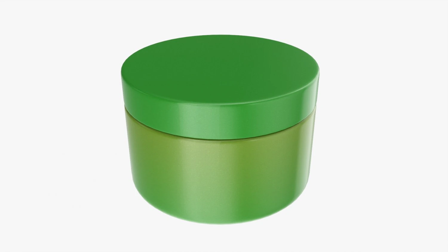 Plastic Jar for Mockup 04 3D Model .c4d .max .obj .3ds .fbx .stl .blend