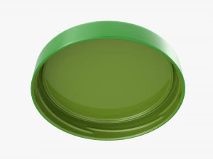 Plastic Jar for Mockup 04 3D Model