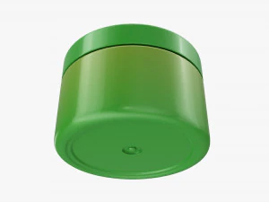 Plastic Jar for Mockup 04 3D Model