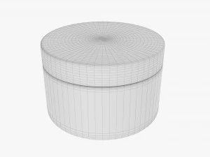 Plastic Jar for Mockup 04 3D Model