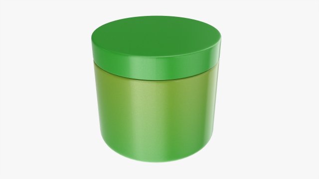 Plastic Jar for Mockup 05 3D Модель .c4d .max .obj .3ds .fbx .stl .blend 