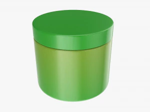 Barattolo di plastica per Mockup 05 Modello 3D