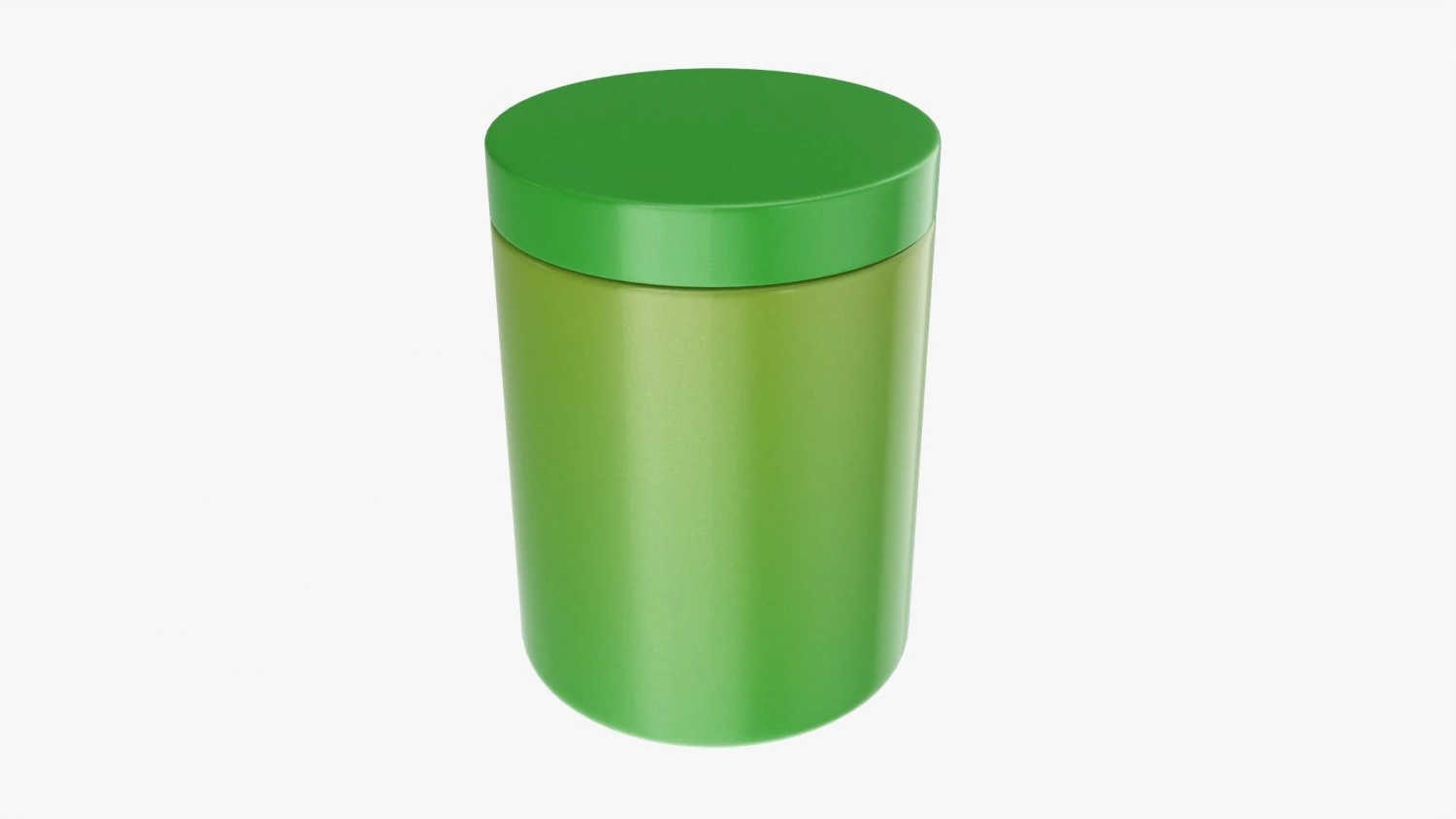 Plastic Jar for Mockup 06 3D Model .c4d .max .obj .3ds .fbx .stl .blend