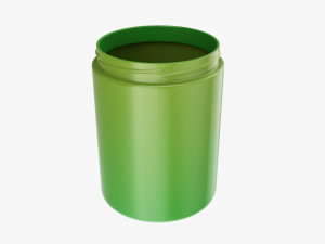 Plastic Jar for Mockup 06 Modelo 3D