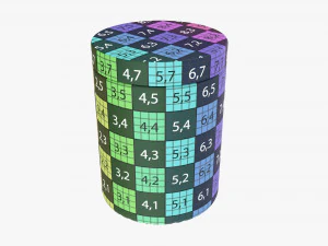 Plastic Jar for Mockup 06 3D Model