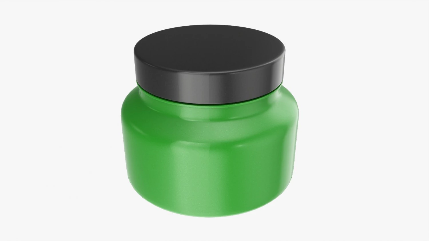 Plastic Jar for Mockup 07 3D Model .c4d .max .obj .3ds .fbx .stl .blend 