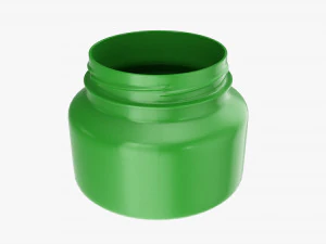 Plastic Jar for Mockup 07 3D Model