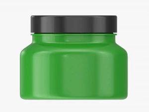 Plastic Jar for Mockup 07 3D Model