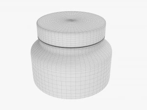 Plastic Jar for Mockup 07 3D Model