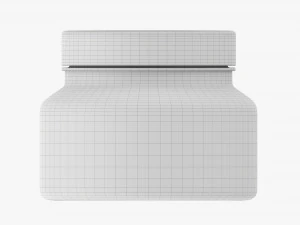 Plastic Jar for Mockup 07 3D Model