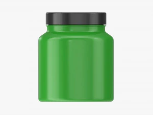 Plastic Jar for Mockup 08 3D Model