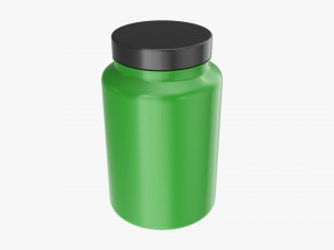 Plastic Jar for Mockup 09 Modelo 3D