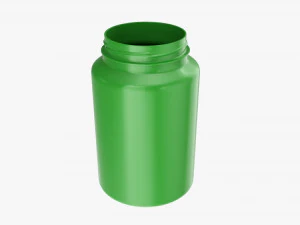 Plastic Jar for Mockup 09 3D Model