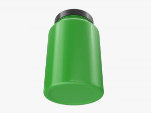 Plastic Jar for Mockup 09 3D Model