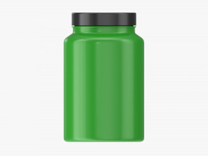 Plastic Jar for Mockup 09 3D 모델