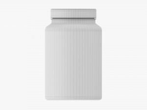 Plastic Jar for Mockup 09 3D 모델
