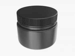 Barattolo di plastica per Mockup 10 Modello 3D