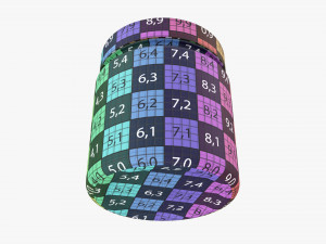 Plastic Jar for Mockup 11 3Dモデル