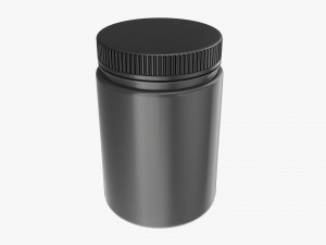 Plastic Jar for Mockup 12 Modelo 3D