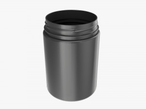 Plastic Jar for Mockup 12 3D Model
