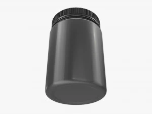 Plastic Jar for Mockup 12 3D Model