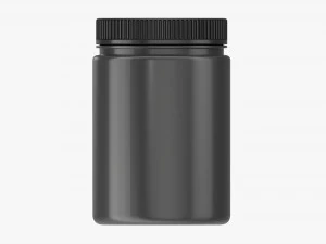 Plastic Jar for Mockup 12 3D Model
