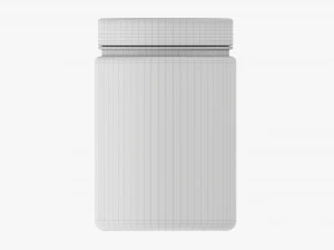 Plastic Jar for Mockup 12 3D Model