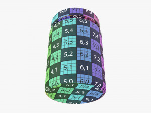 Plastic Jar for Mockup 12 3D Model