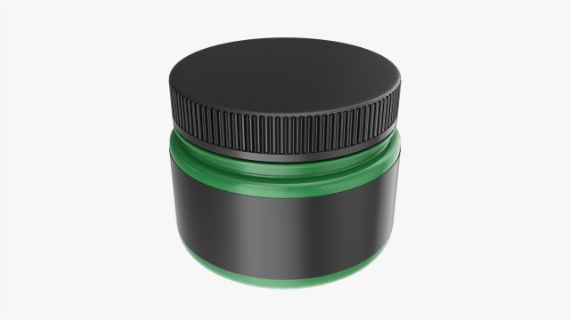 Plastic Jar for Mockup 13 3D Model .c4d .max .obj .3ds .fbx .stl .blend 