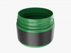 Plastic Jar for Mockup 13 3D Model